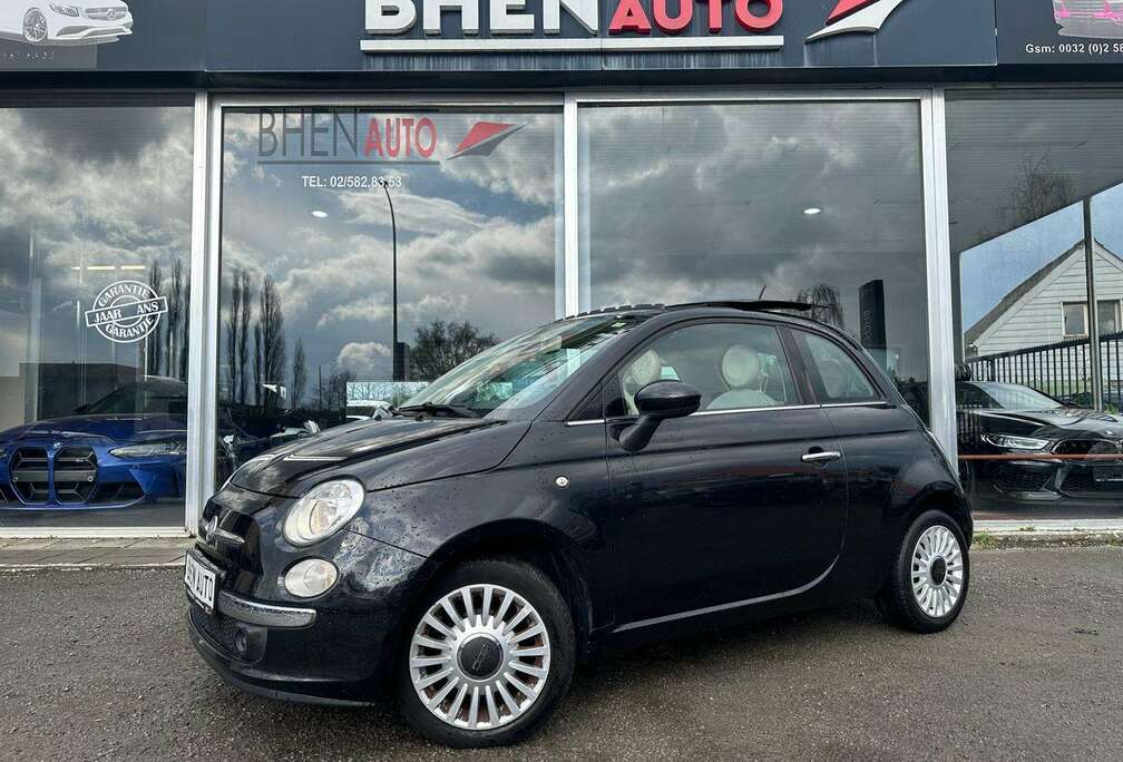 Fiat 500 1.2i Lounge/AIRCO/TOIT PANO/GARANTIE 12 MOIS
