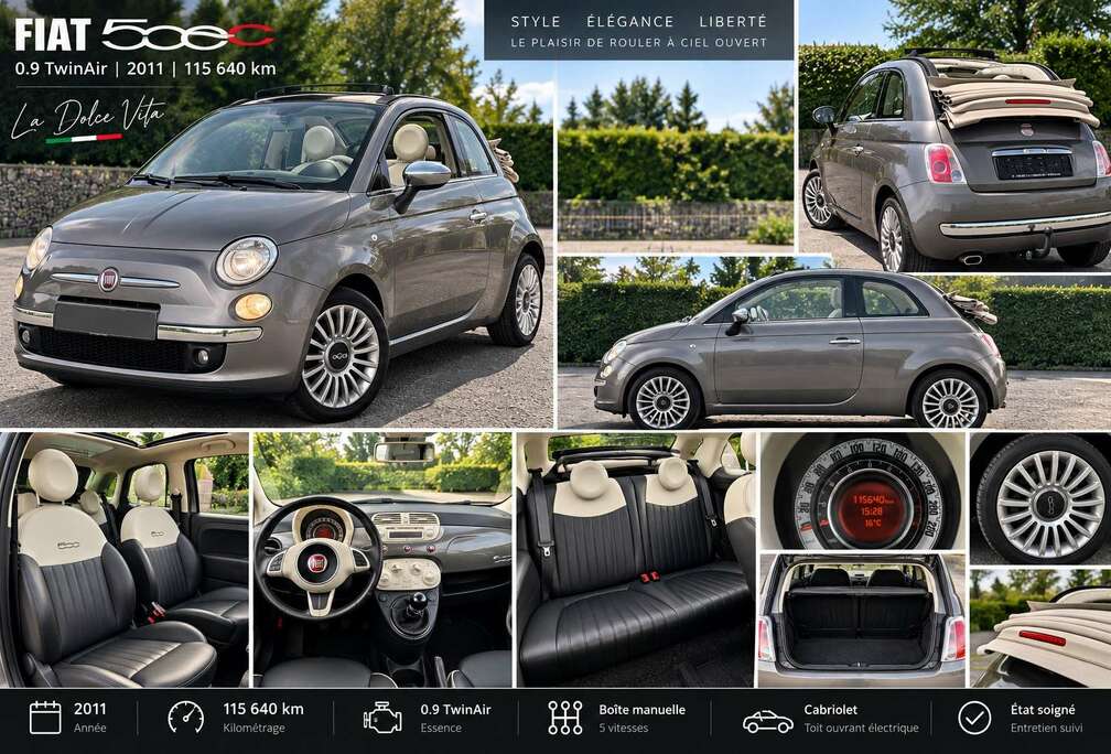 Fiat 0.9 T TwinAir Lounge Stop & Start