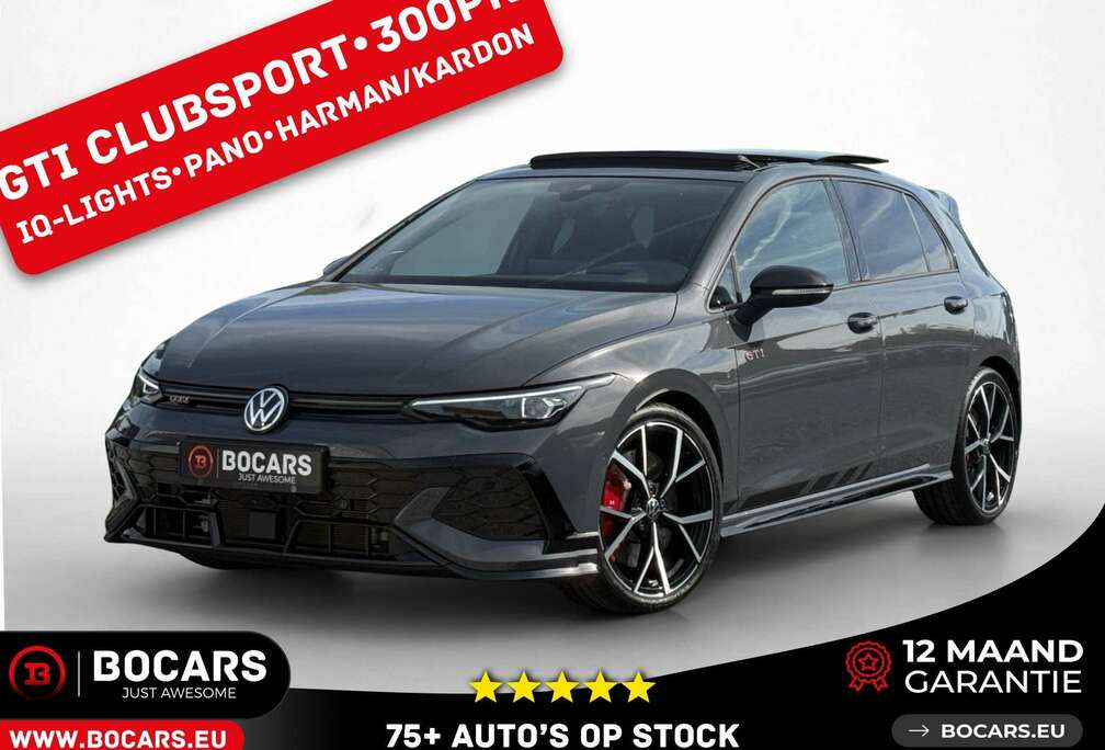 Volkswagen Clubsport 2.0 TSI 300pk DSG • PANO • DCC • H&K Sound • Blackpack • IQ-LED Matrix Lights