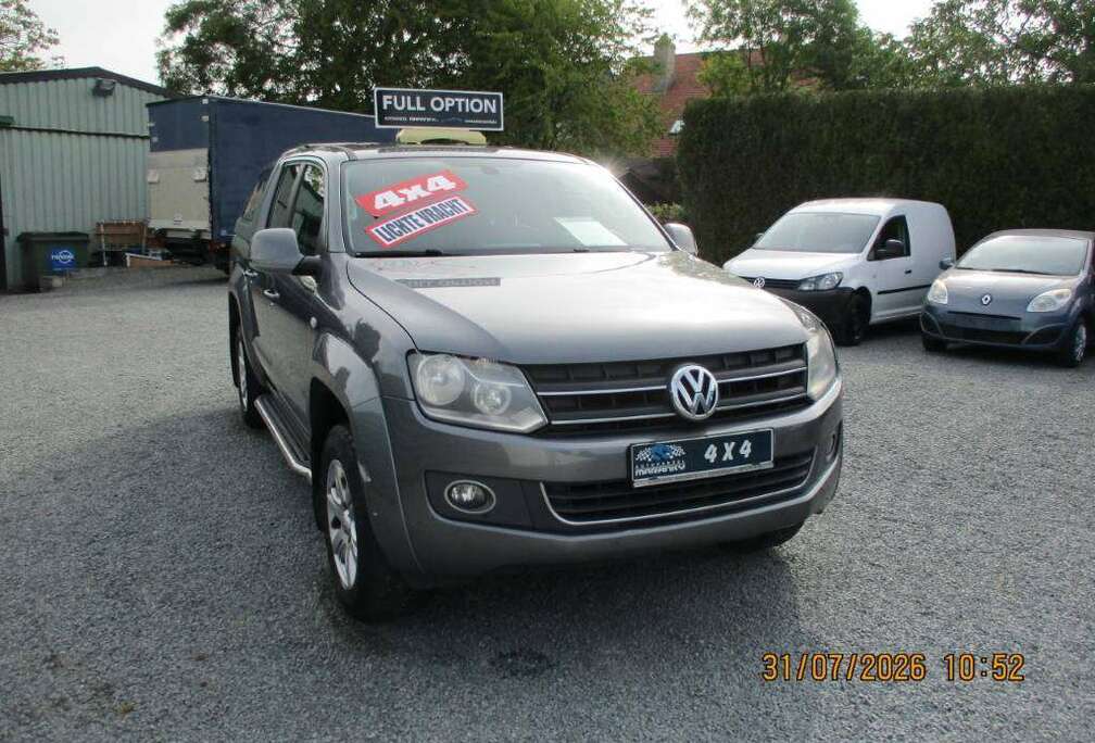 Volkswagen Amarok 2.0 CR Bi-TDi 4Motion Highline AUTOMAAT FULL OPTION NAVI LEDER PDC HARDTOP LICHTE VRACHT 5PLAATSEN