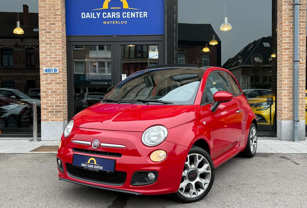 Fiat 1.2i Sport Cabrio I Clim I Capteur de recul