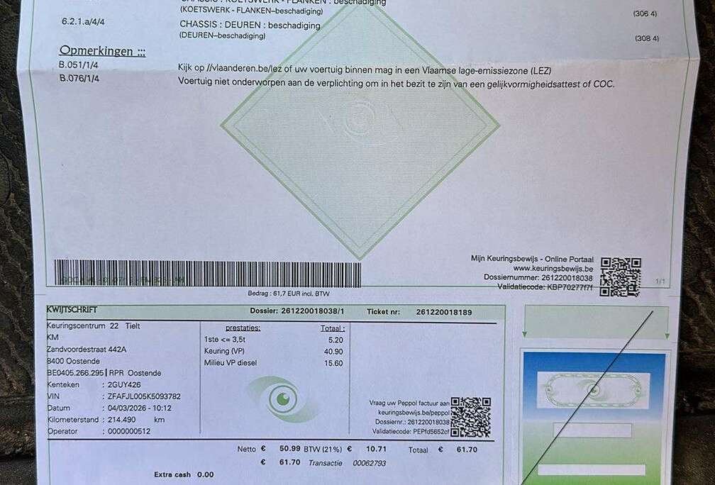 Fiat 1.6 Multijet L2H1 SX 1200kg