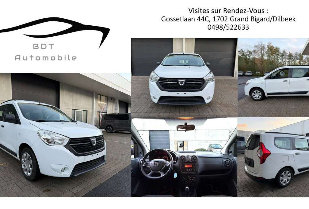 Dacia 1.6i 7places 1er prop Airco Bluethoot Park Assist