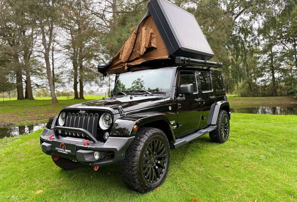 Jeep Jeep Wrangler Unlimited Sahara 3.6 V6 Automaat – TOPCONFIGURATIE – DAKTENT – ZONNELUIFEL