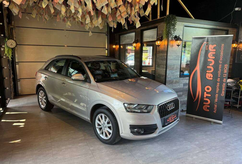 Audi Q3 2.0 TDi Quattro S tronic *1er Prop+carnet chez Audi+cognac cuir*