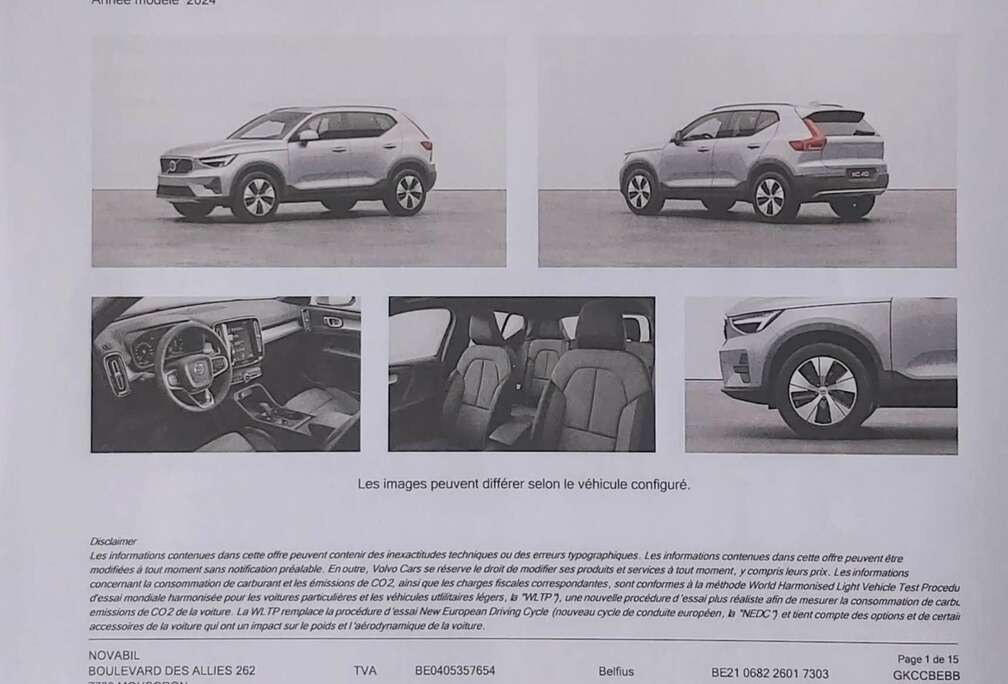 Volvo XC40 1.5 T2 Core Limited Edition Geartronic