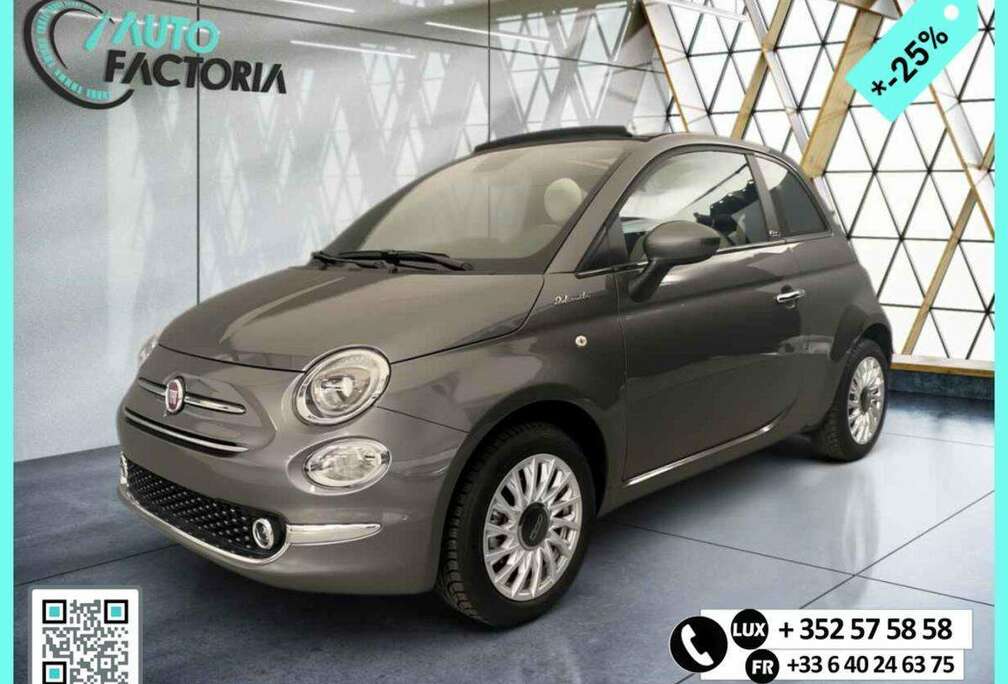 Fiat CABRIOLET -27% 1.0I HYB 70CV +GPS+RADAR+OPTIONS