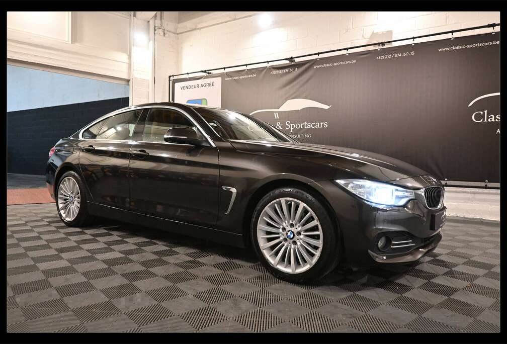 BMW 418d Gran Coupé / CUIR / GPS NAVI / BLUETOOTH / XENON / PDC ç