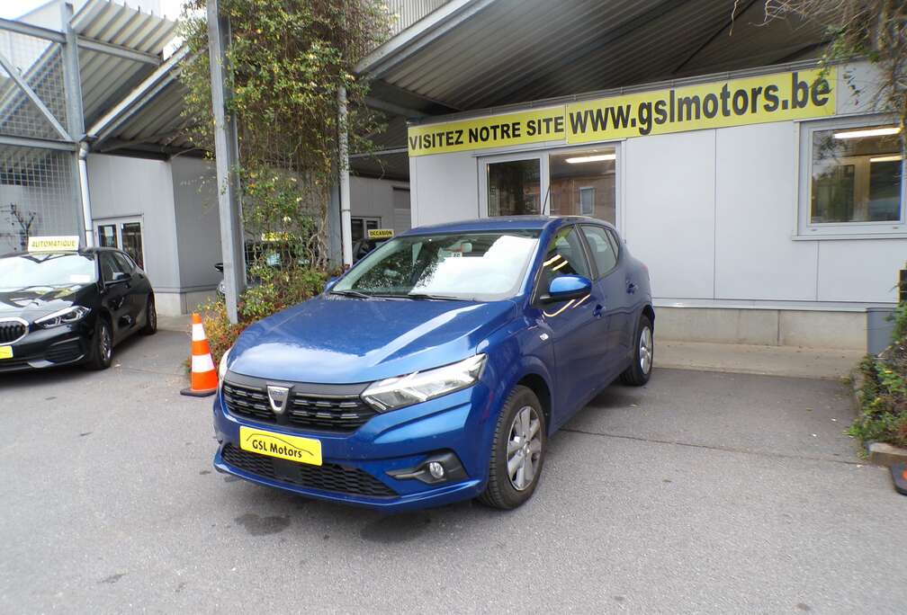 Dacia 1.0 TCe 91cv bleu 10/21 52.376km Airco GPS Cruise