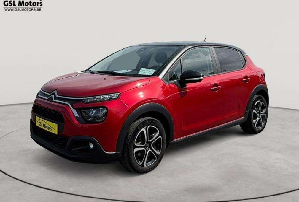 Citroen 1.2i 83cv Rouge 02/22 Airco CarPlay Bluetooth