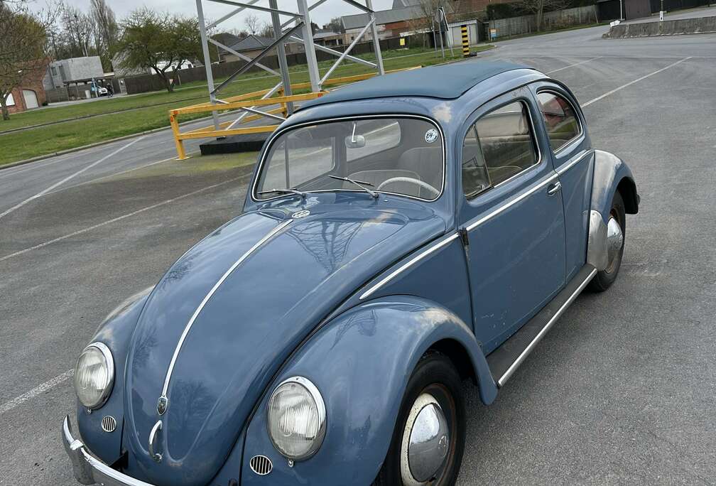 Volkswagen 1958 Ragtop Capri Blue