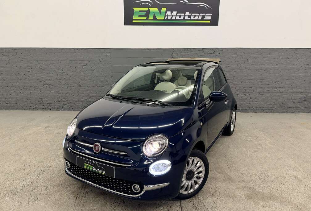 Fiat 500 1.2i Lounge CABRIO//APPLE CARPLAY//GPS//GARANTIE