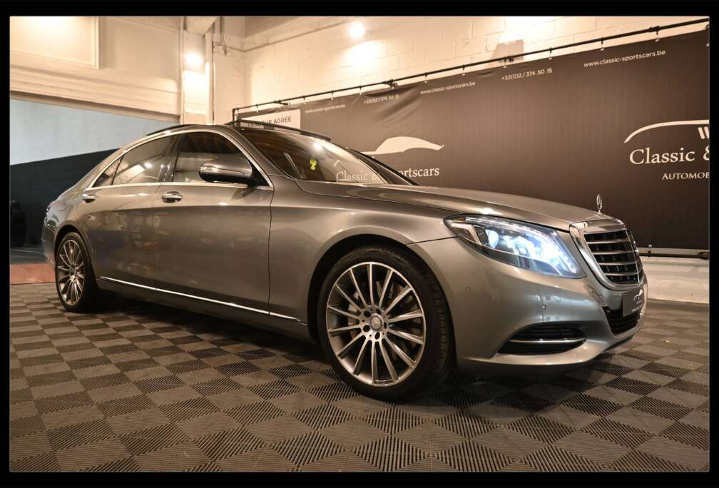 Mercedes-Benz S 500 L LONG Plug-In Hybrid / AMG LINE / PANO / CAMERA / DISTRONIC / LANE ASSIST / BURMESTER / LEDS / FULL OPTIONS