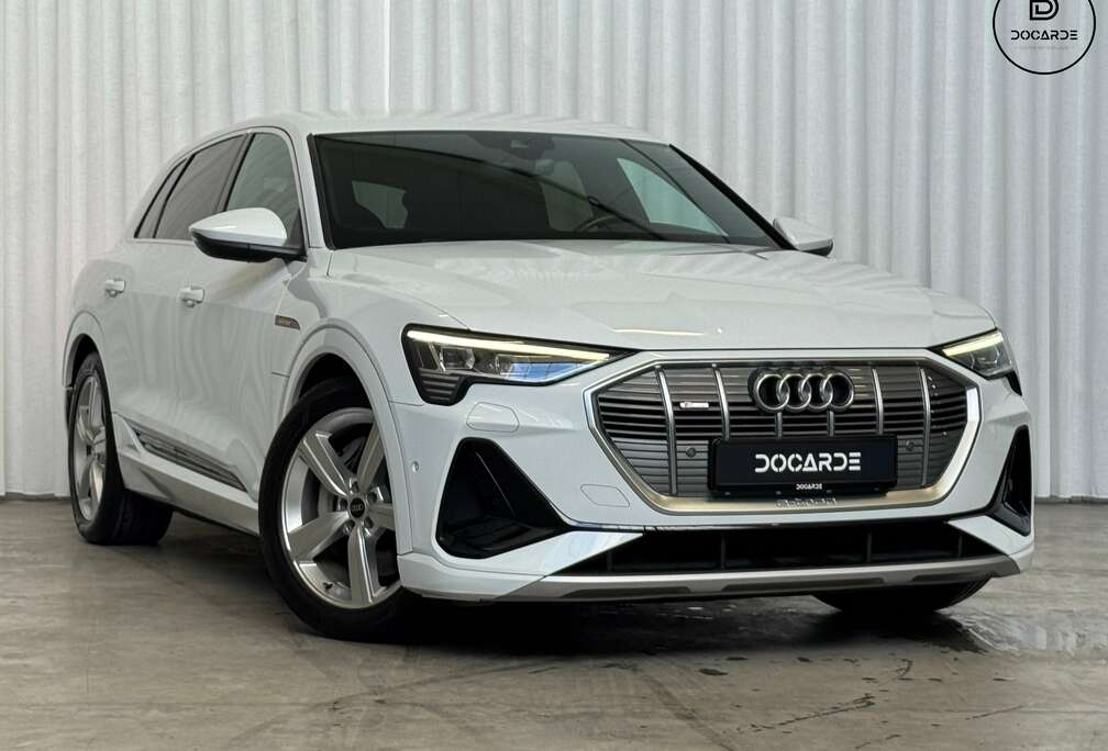 Audi E-Tron 50 Quattro  71 kWh  2x S LINE  SPORTZETELS FULL LEATHER  ACC  TREKHAAK  ELEKTRISCHE ZETELS  KEYLESS ENTRY