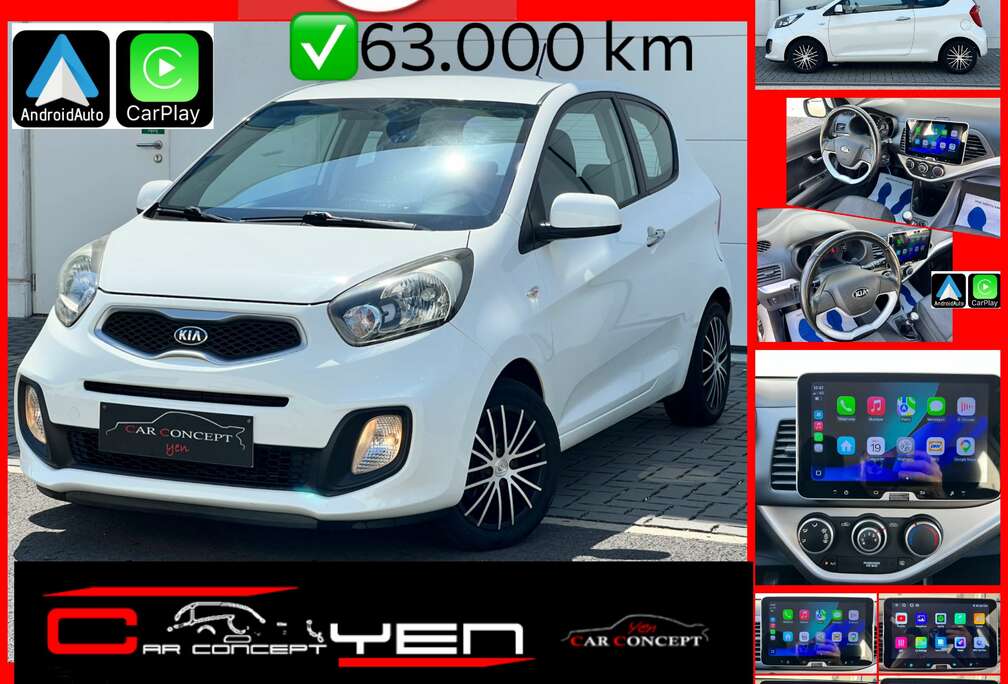 Kia Picanto 1.0i Sense*Carplay*Airco*Aluminium Velgen.