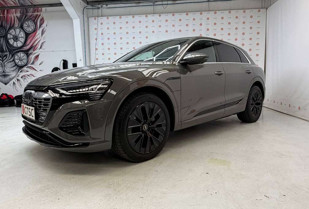 Audi 106 kWh 55 Quattro S line Chronos grijs Valcona leder Memory stoelen Massage en ventilatie stoelen Dynamische pinkers
