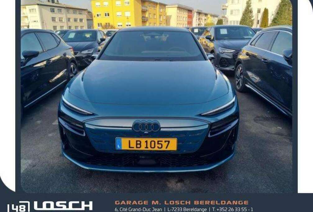 Audi A6-etron Avant edition one blu