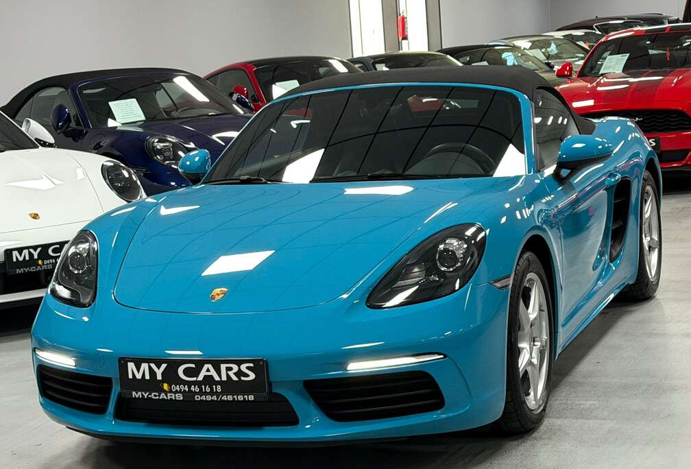 Porsche / 718 Turbo 2.0 Pdk Exhaust Sport Bose Xenon Bleu Miami Cuir Clim Xenon Ja 18