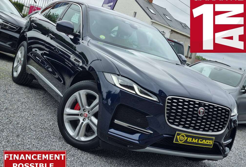 Jaguar 2.0 D MHEV AWD D165 ✅HYBRID✅KEYLESS-CUIR-GPS-CAMERA360-CLIM-JANTES-CRUISE-LED-FULL OPTIONS