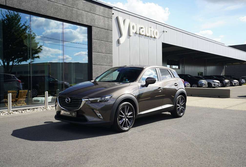 Mazda CX-3 2.0i SKYACTIV-G 2WD Leder Camera Trekhaak Klimaatregeling Verwarmde zetels Privacy RadioCD Keyless Cruise 18\