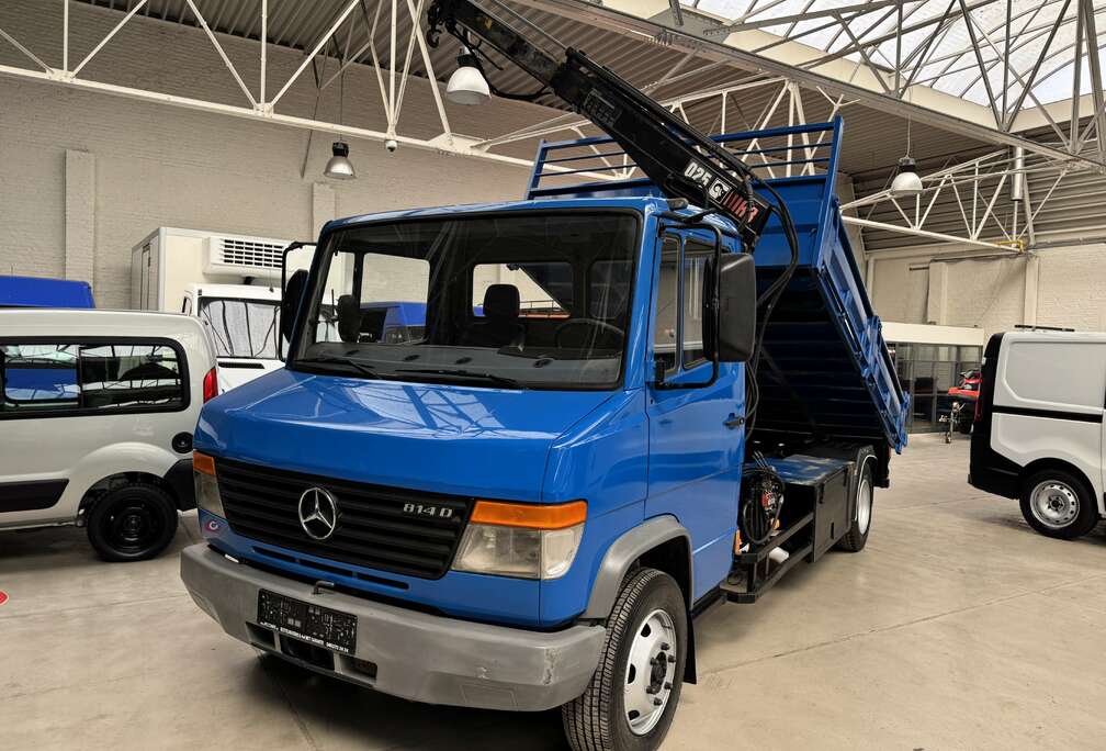 Mercedes-Benz 1 VARIO 814D  KIPPER  KRAAN