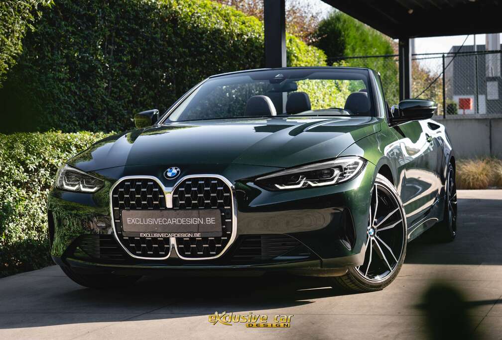 BMW iA Cabrio /SanRemo Green/Mokka leder/HarmanKardon/Camera/Memory/Open Air Pack/Carplay/