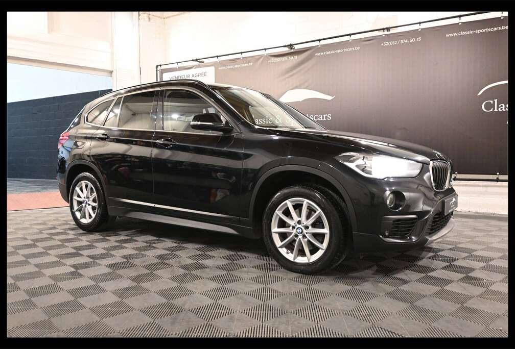 BMW X1 2.0d sdrive18 FACELIFT EURO 6d / AUTO / GPS NAVIGATION / BLUETOOTH / 2 KIT DE JANTES / CARNET BMW !!