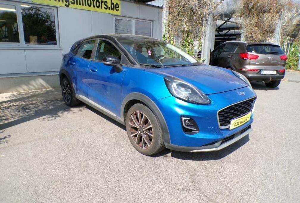 Ford 1.0i 125cv Bleu 12/21 72.307km Airco GPS Cruise US