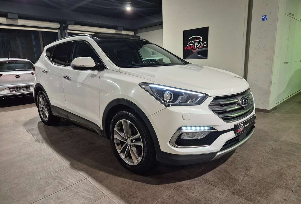 Hyundai Santa Fe blue 2.2 CRDI 2WD Automatik Family+