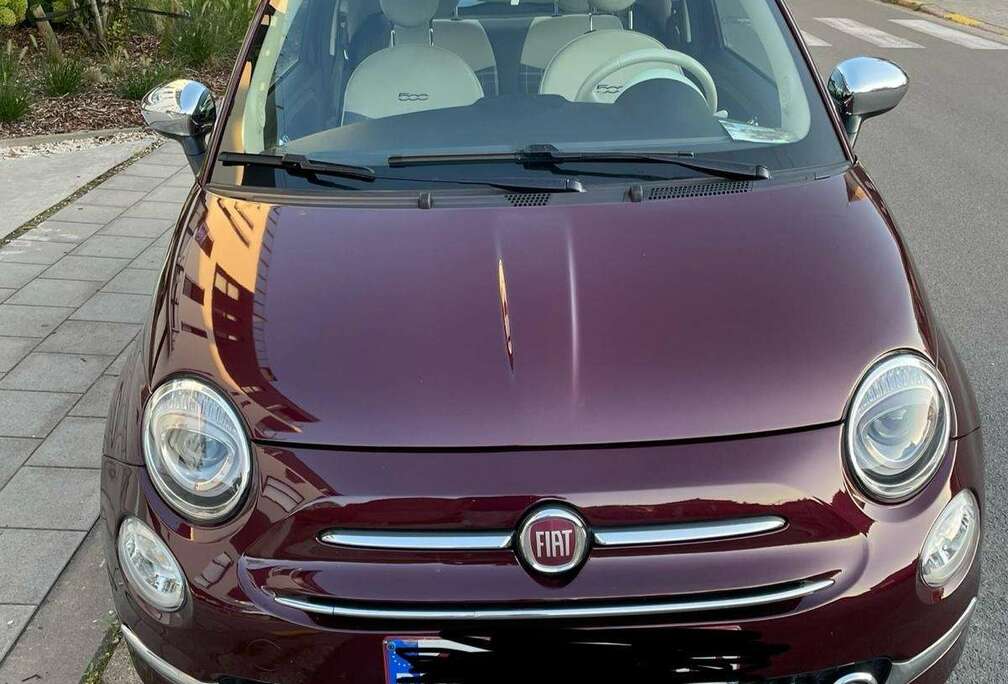 Fiat 500 1.2 (Panoramadak, Apple CarPlay, 62.500 km, ..