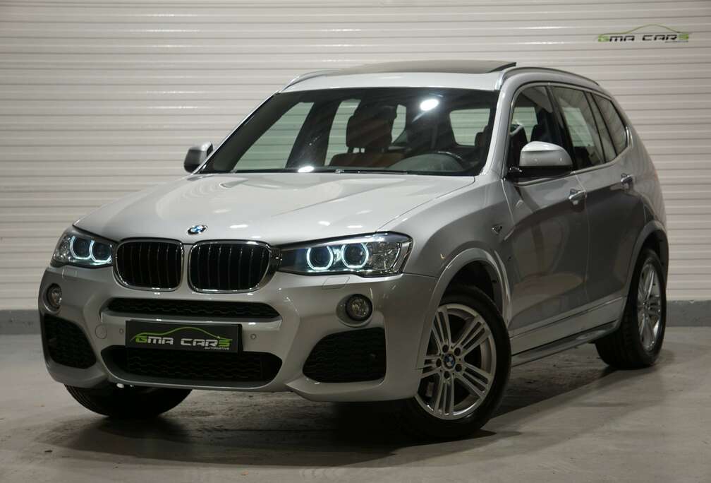 BMW X3 2.0 dA sDrive18-Navi-CruiseC-Pano-airco-M-Pack-Garantie