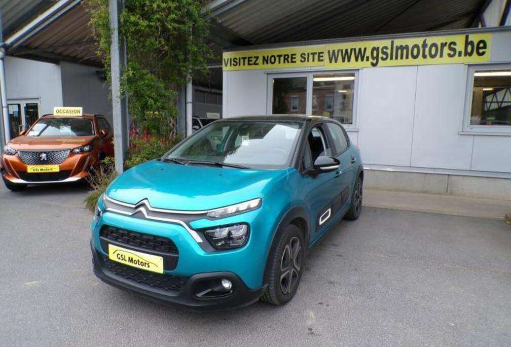 Citroen 1.2 83cv vert 07/22 46269km Airco GPS Cruise