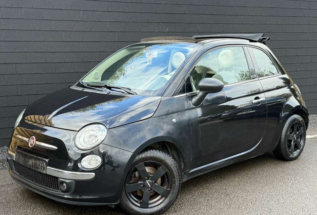 Fiat 0.9 T TwinAir+CABRIO+BOITE AUTO+AIRCO+SEMI-CUIR+EURO 5