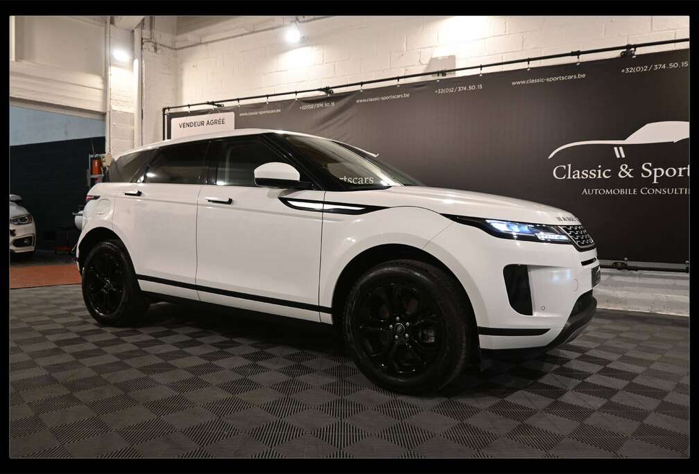 Land Rover Evoque 2.0 D 150  WHITE / BLANCHE / AUTO / CAMERA / CARPLAY / LEDS / ATTACHE REMORQUE LAND ROVER !!