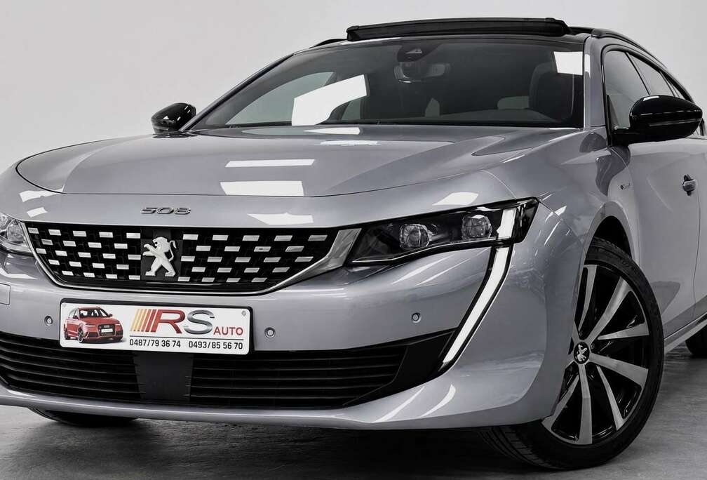 Peugeot SW 2.0 BlueHDi GT Line S - GARANTIE 12 MOIS - GPS - CAMERA - TOIT PANORAMIQUE -CAR PLAY - CAMERA - FULL OTPIONS -