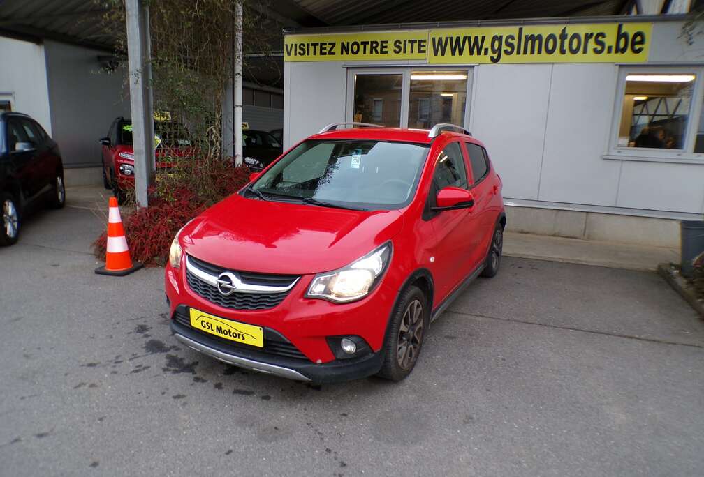 Opel Karl Rocks 1.0i 75cv Rouge 01/2018 Airco Bluetooth