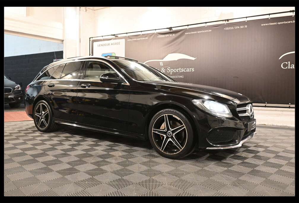 Mercedes-Benz C 180d PACK AMG LINE / TOIT PANORAMIQUE / CUIR / CAMERA / GPS NAVIGATION / XENON / PDC !!