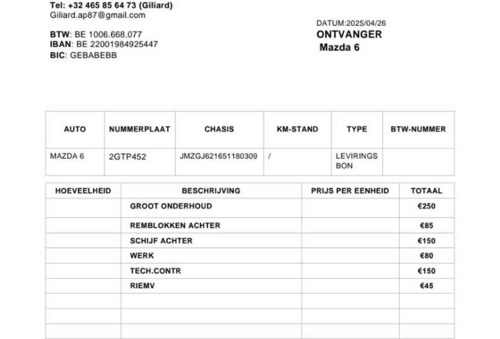 Mazda Mazda6 2.2DE Business (Navi) 110kW
