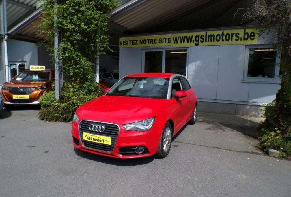 Audi 1.2TFSi 86cv rouge 06/12 Airco Capteurs Bluetooth