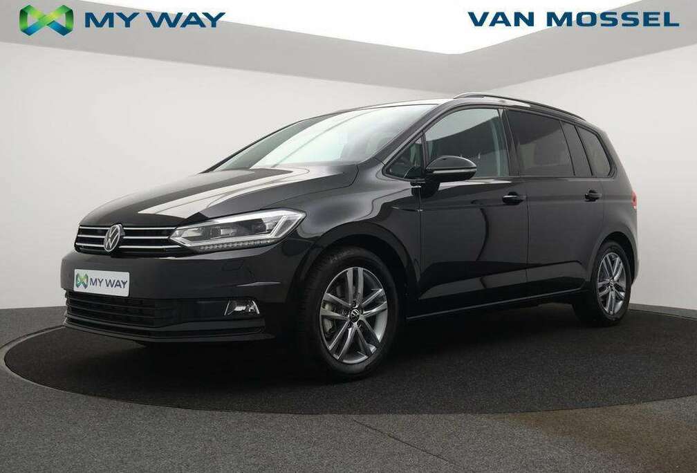 Volkswagen Touran 7 ZITPLAATSEN - 1.5TSI 150PK Business *AUTOMAAT*NAVI*FULL LED*CRUISE*PDC*APP CONNECT*DIGITAL DASHBOARD*ZETELVERWAR