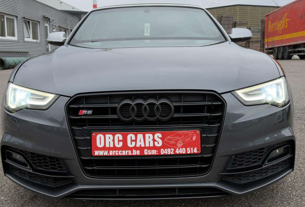 Audi AUDI A5 S line CABRIOLET 2.0 TDI – 190 PK – AUTOMAAT – EURO 6B – LEDER – NAVIGATIE – DISTRIBUTIERIEM
