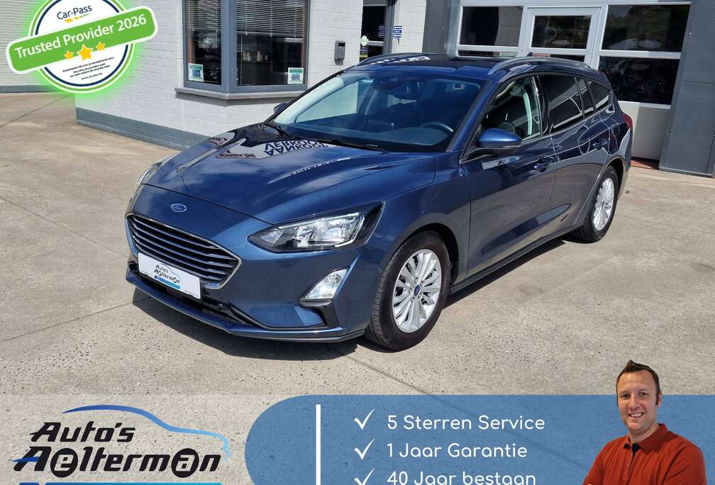 Ford Focus 1.0 EcoBoost GPS * AUTOMATISCH AIRCO * CAMERA * APPLE CARPLAY * VERWARMDE STOELEN * VERWARMD STUURWIEL * ....