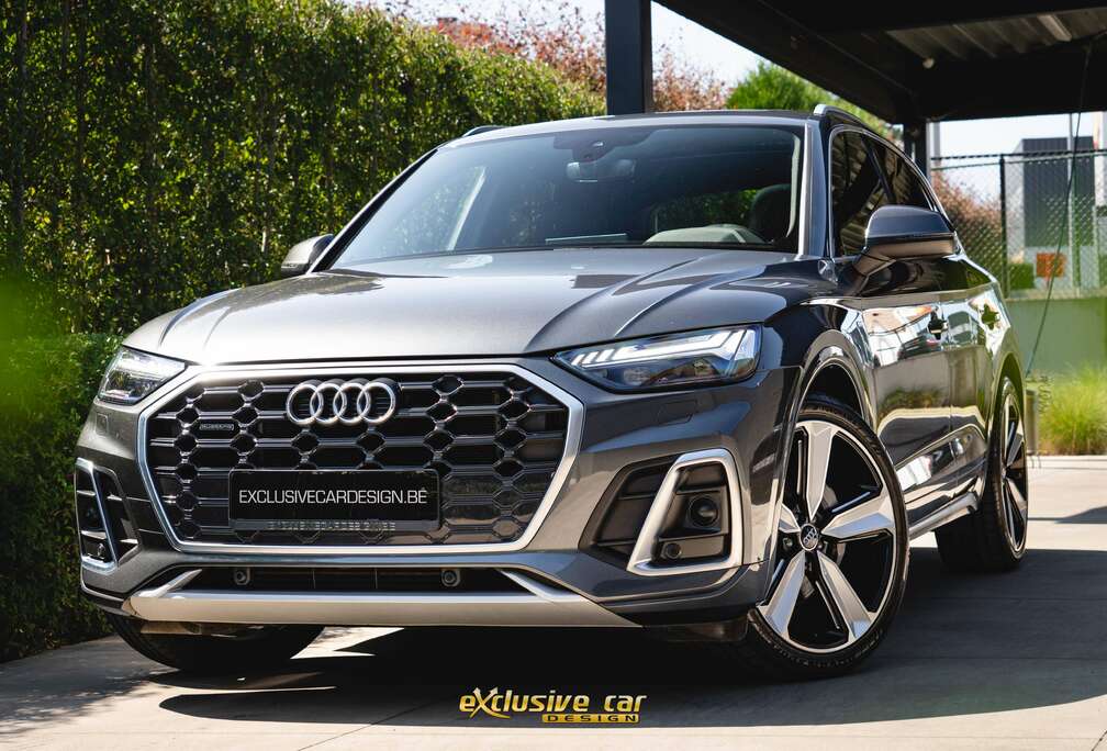 Audi 55 TFSIe Quattro S line /Panodak/Luchtvering/B&O/MatrixLED/Trekhaak/Keyless/ACC/