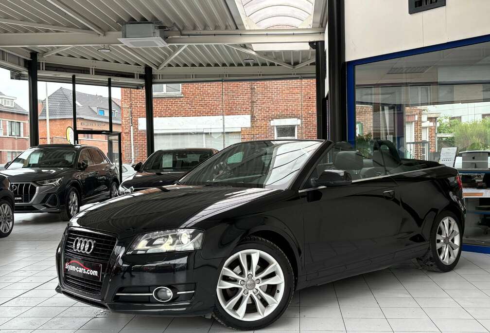 Audi A3 Cabriolet 1.6 TDi *XENON * CUIR * PDC * JANTES * SPORT * 1ER PROP *