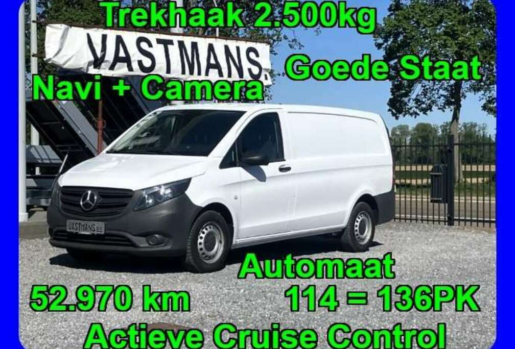 Mercedes-Benz 114 23.875 € + BTW / 52.970km / Trekhaak 2500kg / Goede staat / Automaat / Camera / Navi