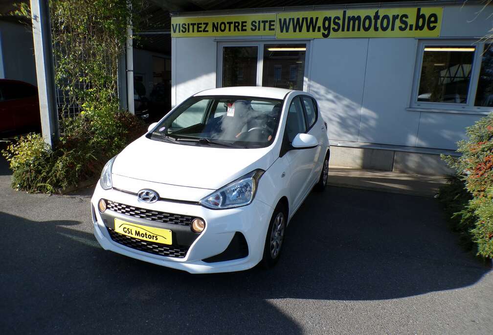 Hyundai 1.0i 67cv blanc 04/2018 a/c volant multifonctions