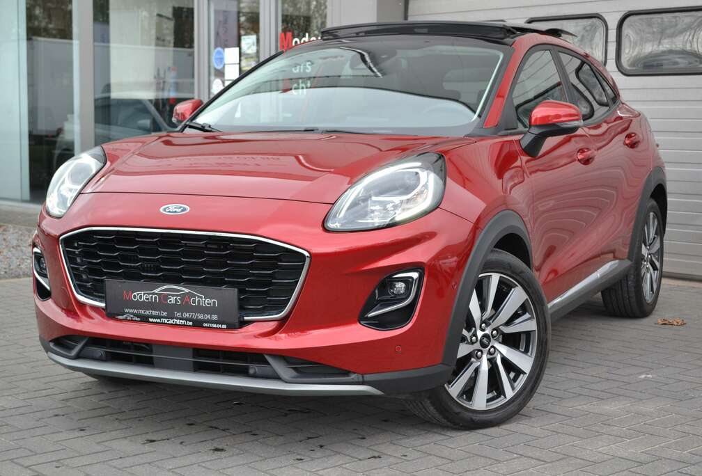 Ford Puma 1.0 benzine automaat * Pano dak * Ad. cruise