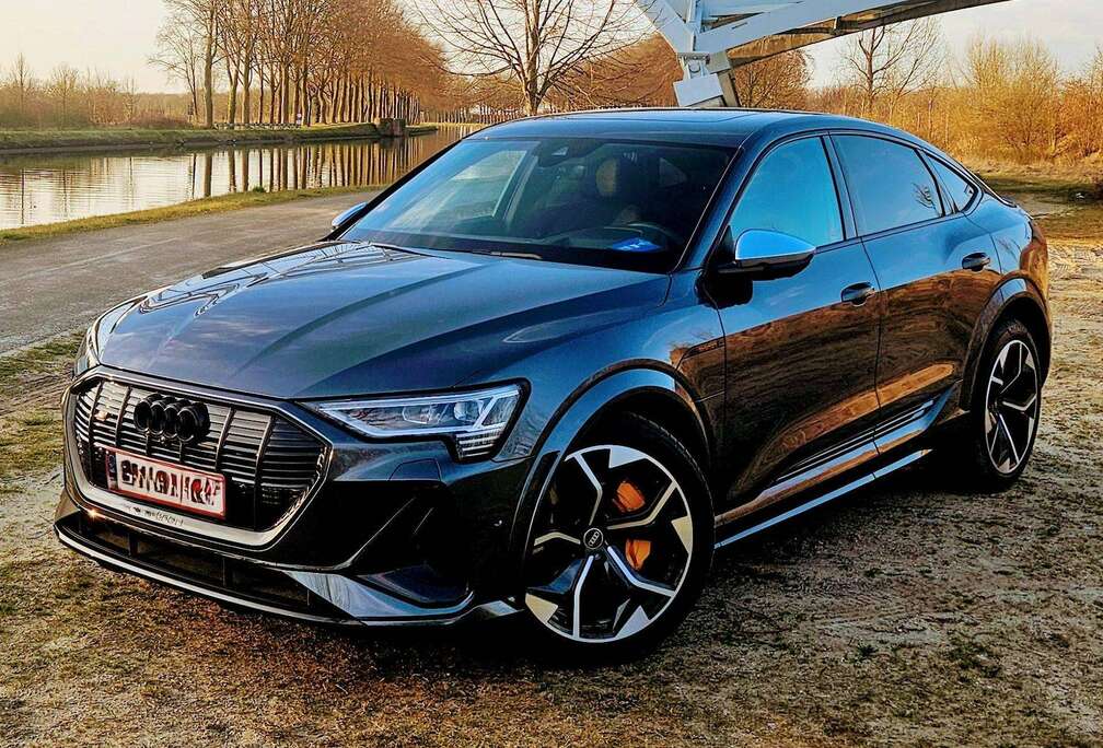 Audi E-Tron 95 kWh Sportback Quattro S Sportback Quattro S 503PK *PANO*B&O*HEAD-UP*MATRIX*MASSAGE*LUCHTVERING*KERAMIEK*