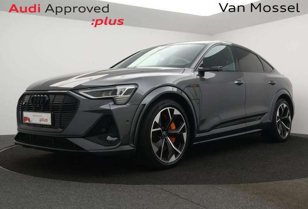 Audi Sportback S Audi e-tron S Sportback 503PK *AUTOMAAT*TREKHAAK*LEDER*ALCANTARA*CRUISE*ZIJ-CAMERA\'S*CAMERA*...*