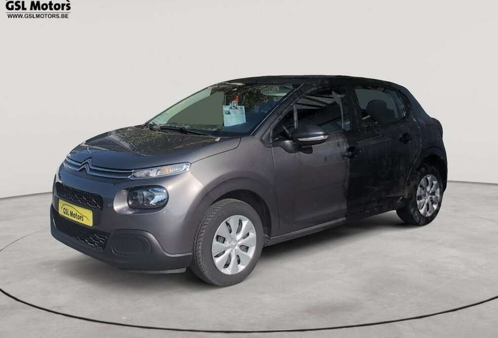 Citroen 1.2i 82cv gris 03/20 Climatisation USB Bluetooth